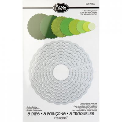 Sizzix Framelits Circles - Scallop